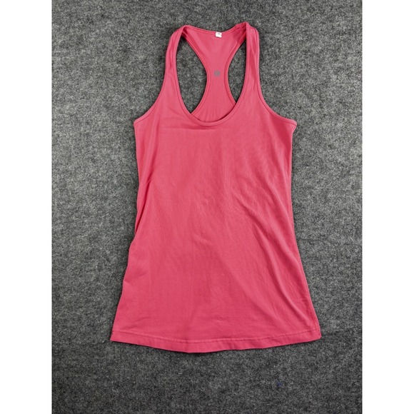 Lululemon Cool Racerback II Tank Top Sz 4 Pink Vintage Rose Yoga Active - Picture 1 of 3